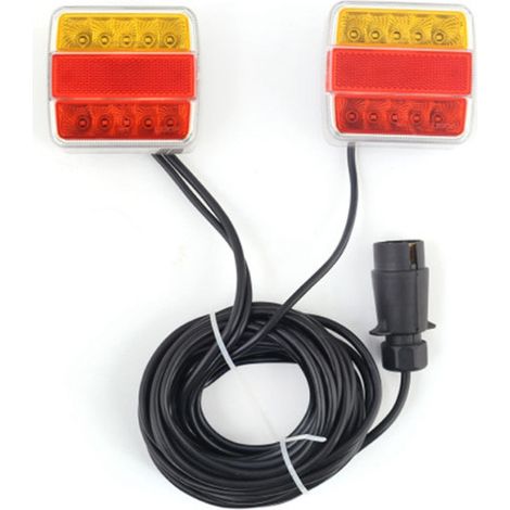 Equipement lanterne à LED alimentation 7,50 M - entre feux 2,50 m (blister) (1/4)
