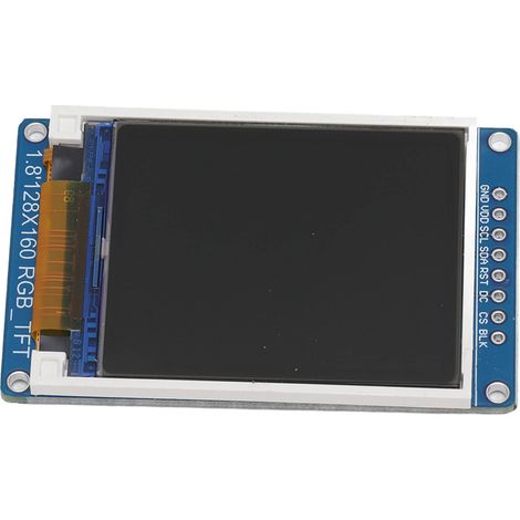 1,8-Zoll-Farb-LCD-Bildschirm, SPI-Schnittstelle, 128 x 160 Farb-TFT-Bildschirm für Mikrocontroller (1/5)