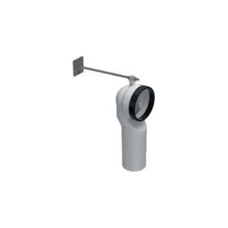 Curva tecnica per scarico traslato 13-15 cm di Ceramica Globo (1/2)