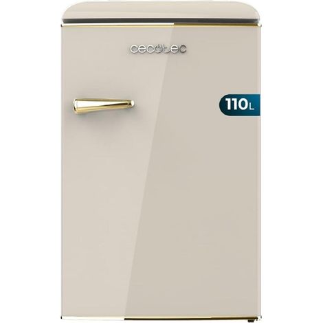 Cecotec Retro-Kühlschrank beige mit 110 Litern Kapazität