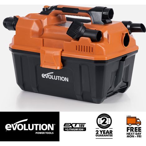 Evolution 099-0001 R11VAC-Li EXT Wet & Dry Vacuum Cleaner 18V Bare Unit EVLR11VACN