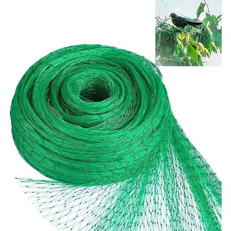 Anti Bird Netting Water Pond Protection Heavy Duty Reusable Links Protect Fruit Plants Flowers Animal Trees Pond Green (1/4)