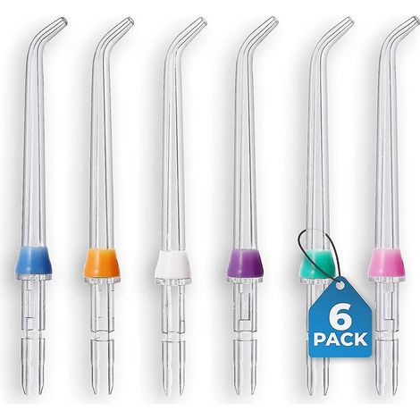 Embouts de rechange pour hydropulseur Waterpik, têtes de rechange Reach Flosser compatibles avec l'hydropulseur Waterpik. (1/5)