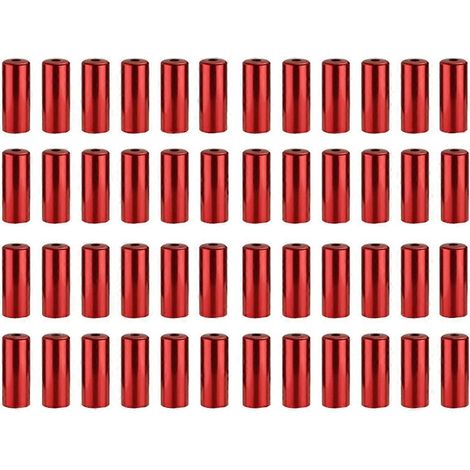 Gaine de câble en alliage d'aluminium rouge pour vélo de route/VTT (1/5)