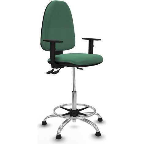 Piqueras y Crespo Escritorio Ergonómico Verde Esmeralda