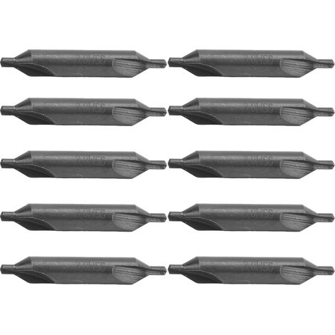 10 Zentrierbohrer Typ A, HSS-Industriewerkzeug, 3 mm (1/5)