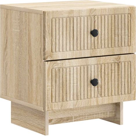 Nachttisch Sonoma-Eiche 43 x 34,5 x 47,5 cm Holzwerkstoff vidaXL