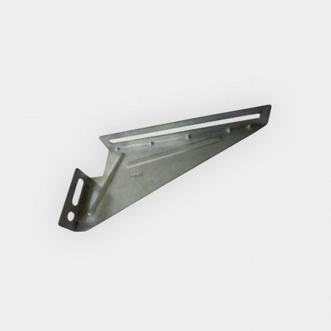 Patte à gousset pour pose en applique de coulissant PVC avec isolation de 75 mm