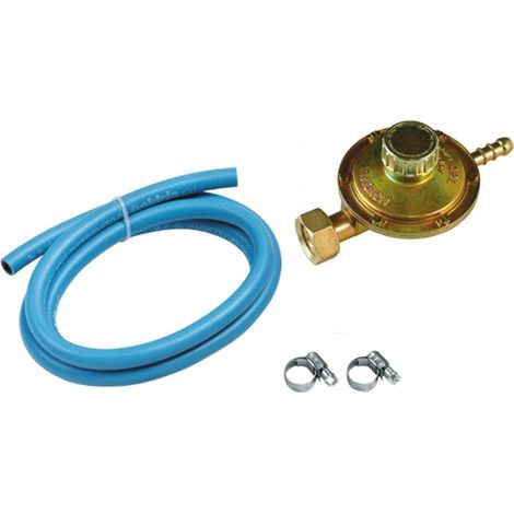 REGOLATORE  TARATURA VARIABILE CUCINE -   FORNELLI A GAS+ 2 MT TUBO + 2 FASCETTE