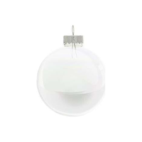 ARPIMEX Sfera Natale Singola 200 Mm Vetro Iridescente
