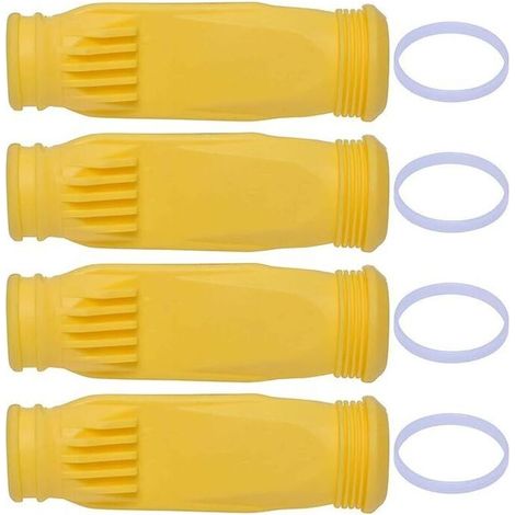 SHINING HOUSEW69698 Diaphragme compatible avec le robot de nettoyage automatique de sol de piscine Zodiac Baracuda G3 G4 avec anneau de retenue blanc W81600 (4 pièces)