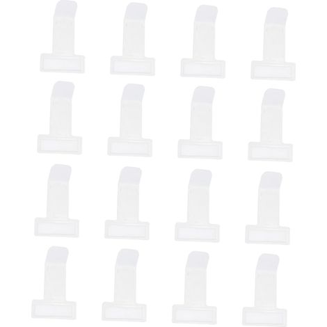20 clips en plastique forme de T pour tickets parking et (1/5)