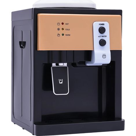 Distributeur d'eau chaude et froide électrique, puissance de chauffage de 500W, puissance de refroidissement de 75W, design compact (1/2)