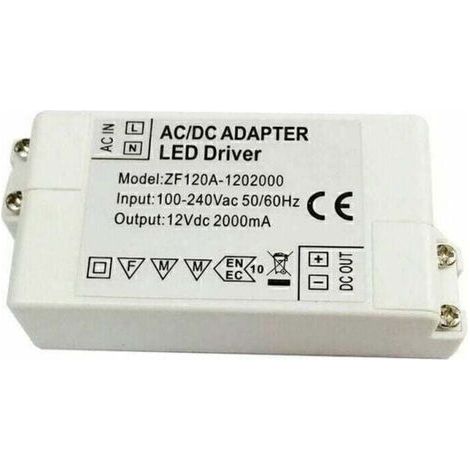 24 W 12 V Netzteil-Transformator – Konstantspannungs-LED-Treiber-Konverter-Adapter – für G4, MR11, MR16 LED-Streifen und Glühbirnen