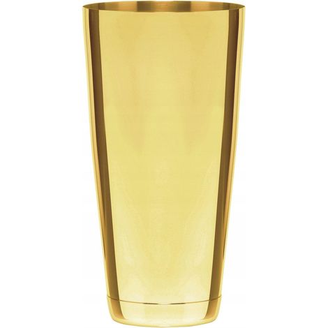 Cilio Shaker bostoński dorato in acciaio inox 0,70 ml
