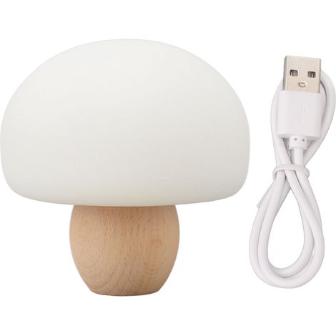 champignon en silicone à intensité variable veilleuse