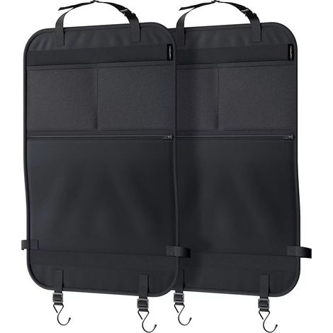 Organisateur de voiture - protecteurs de siège de voiture - tapis de protection - pour siège auto avec grande poche - 2 pièces (1/5)