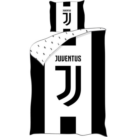 Parure de lit réversible Football - Juventus de Turin - 140 cm x 200 cm (1/2)