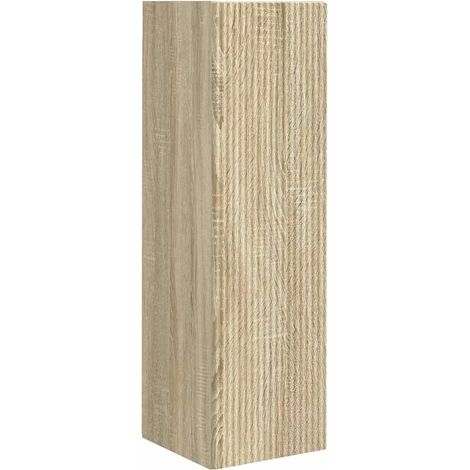 Mueble TV mural moderno minimalista 30 x 31 x 100 cm con ingenioso almacenamiento de madera contrachapada sonoma 020054989 (1/5)