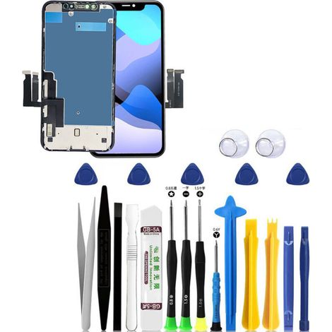 22-teiliges Handy-Reparaturset + XR Incell-Bildschirm, professionelles Demontagewerkzeug für die XR Incell-Reparatur (1/4)