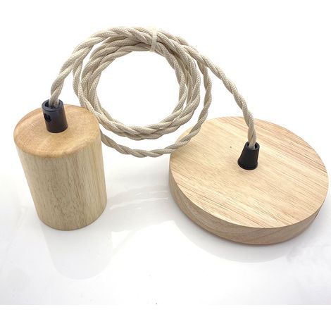 Suspension avec cordon vintage E27, luminaire moderne pour chambre d'hôtel, cuisine, café, Rond (1/4)