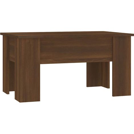 Maison Exclusive - Couchtisch Braun Eichen-Optik 79x49x41 cm Holz (1/5)