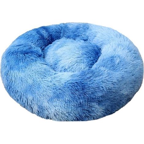 RNGCPTO Lit de Panier COUSSIN Pour Chat et Chien,Lit de Animaux Rond en Peluche Douce et Confortable Panier Pour Chat Chien 40cm A7 (1/4)