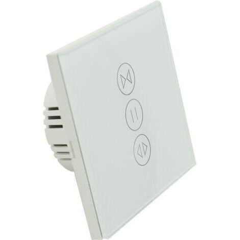 Interrupteur Volet Roulant Connecté, Ouverture Réglable, Commutateur Rideau Stores WiFi, Compatible avec Alexa Google Home pour Commande Vocale, Minuterie Intelligent Moteur Mural (1/5)