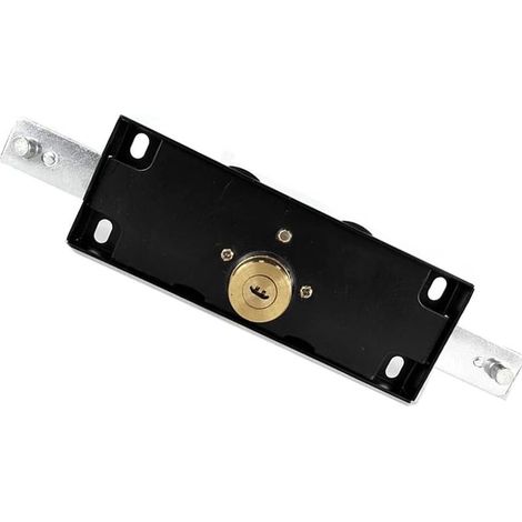 Serrure atomique robuste pour porte de garage - Pour portail roulant, porte coulissante (1/5)
