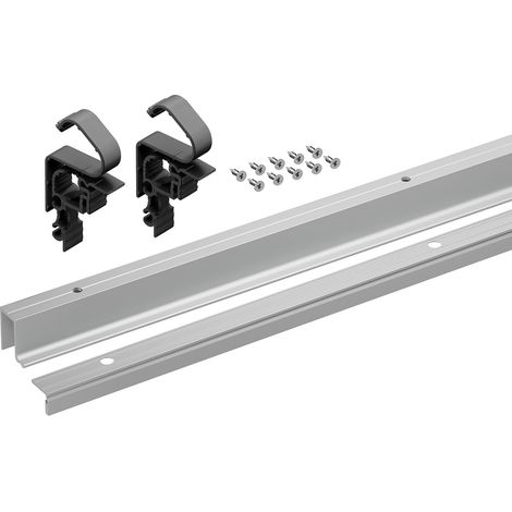 WingLine L Profilset für Faltschiebetür schwer, LP+FP, L 1200, E6/EV1 (1/2)