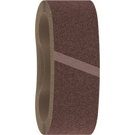 Bosch – Bande abrasive de ponceuse 2608606082 – Grain 80 – Dimensions 75 x 533 mm – Lot de 10 pièces – Pour ponçage bois dur et métal (1/5)