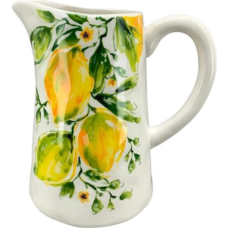Handbemalter Keramikkrug Lemon Loft (1/2)