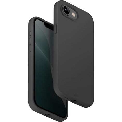 Funda de carga Magclick Uniq para iPhone 16e, color gris. (1/3)