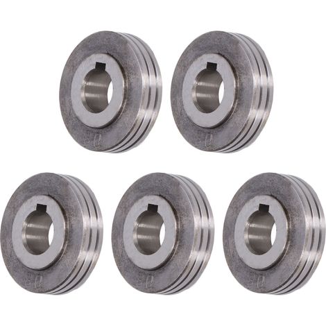 Lot de 5 galets d'entraînement de fil de soudage, rainure de 0,8 à 1,0 mm, pour machine à souder OTC (1/5)