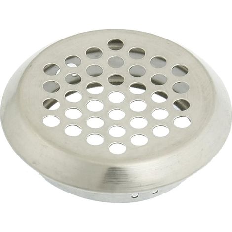 Grille d'aération en acier inoxydable pour armoire, diamètre 35 mm, hauteur 8 (source : sourcing (1/5)