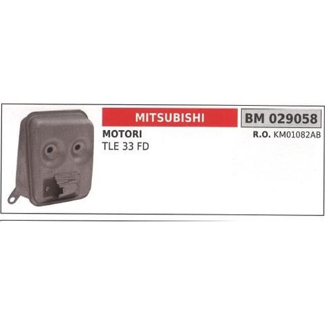 MITSUBISHI Schalldämpfer-Schneider TLE 33FD 029058