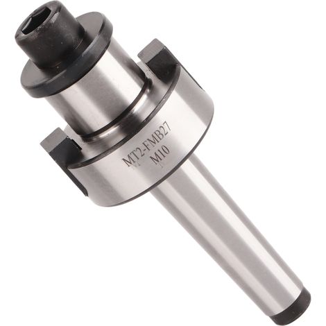 Adaptateur d'arbre de fraiseuse à coquille à queue M10, double butée latérale, porte-pince conique en acier au molybdène (1/5)