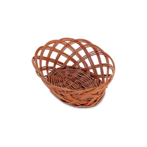 Brottablett aus Weide, durchbrochen, oval, 20