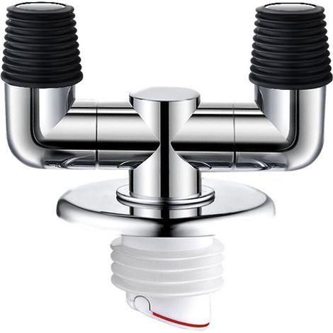 Washing machine drain adapter + sealing base / drain + base + three-way inverted elbow fitting for drain hose (1/5)