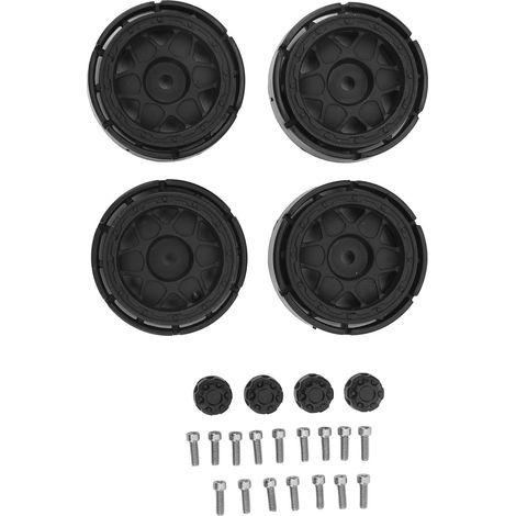 4 Pièces Moyeux de Roue SCX24 34x14mm en Plastique Résistant Léger Installation Facile pour RC Crawler (1/5)