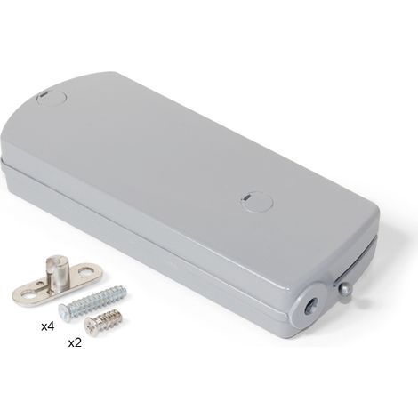 Emuca Mécanisme de porte Relevable Microwinch, 6kg, Acier et Plastique, Gris