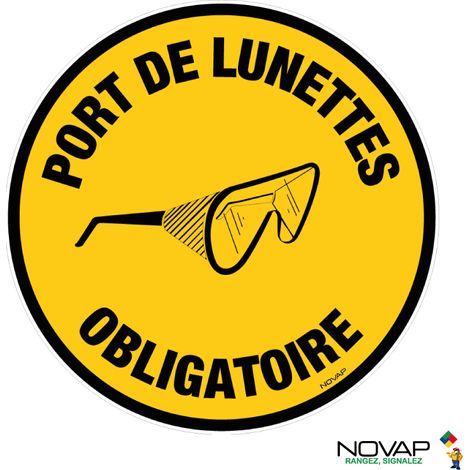 Panneau Port de lunette obligatoire - Rigide Ø450mm - 4081106