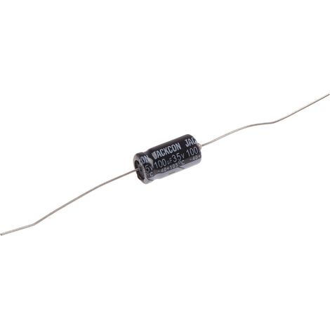 Condensateur RS PRO 100µF, 35V c.c.
