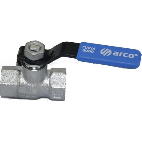 Válvula de esfera TURIA - ARCO Medidas: 1/4" x 1/4" - Tipo : H-H
