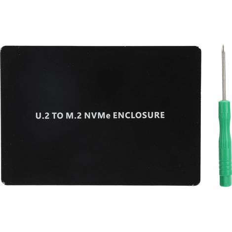 Adaptateur U.2 SFF8639 vers M.2 NVMe PCIe 3.0, boîtier disque dur aluminium 2.5 pouces, carte pour SSD MKey M.2 (1/5)