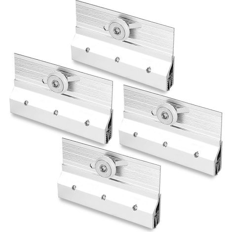 Roulettes réglables pour portes de douche coulissantes en verre, modèle 50LB7HH1003636-GU-25, pour portes supérieures et inférieures (1/5)