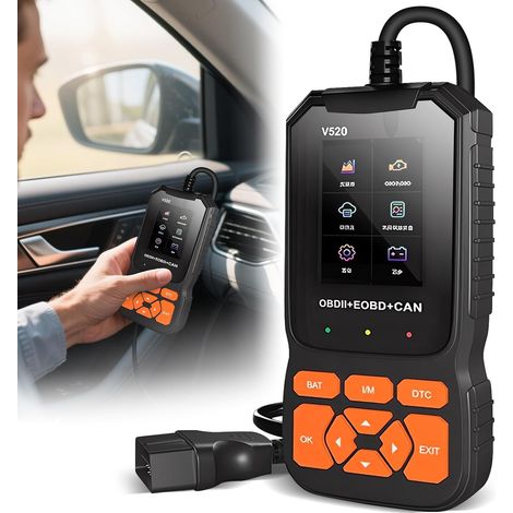 OBD2 Diagnostic Auto Valise Voiture, Lecteur de Code D'erreur de Moteur, Lecteur OBD, OBD2 Scanner Universel pour Tous Les protocoles OBD II Voitures Depuis 1996 (1/5)