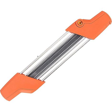 Mini afilador manual 2 en 1 para motosierras, afilador de limas sencillo, accesorio de afilado portátil para el mantenimiento de motosierras (A: 4,0 mm / 5/32'') (1/5)