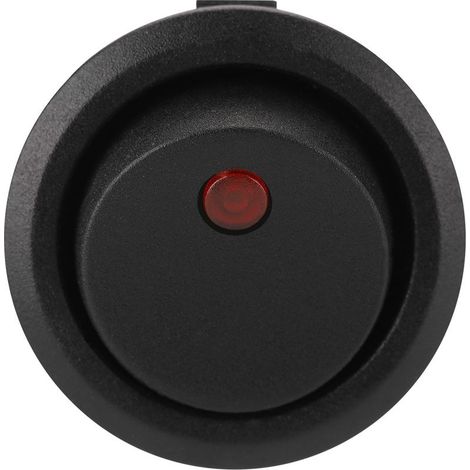 Interrupteur rond 12V SPST pour circuits automobiles (1/5)