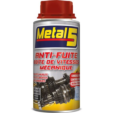 Anti-fuite boîte de vitesses mécanique - 150ml - Ce produit de marque METAL 5 est neuf.